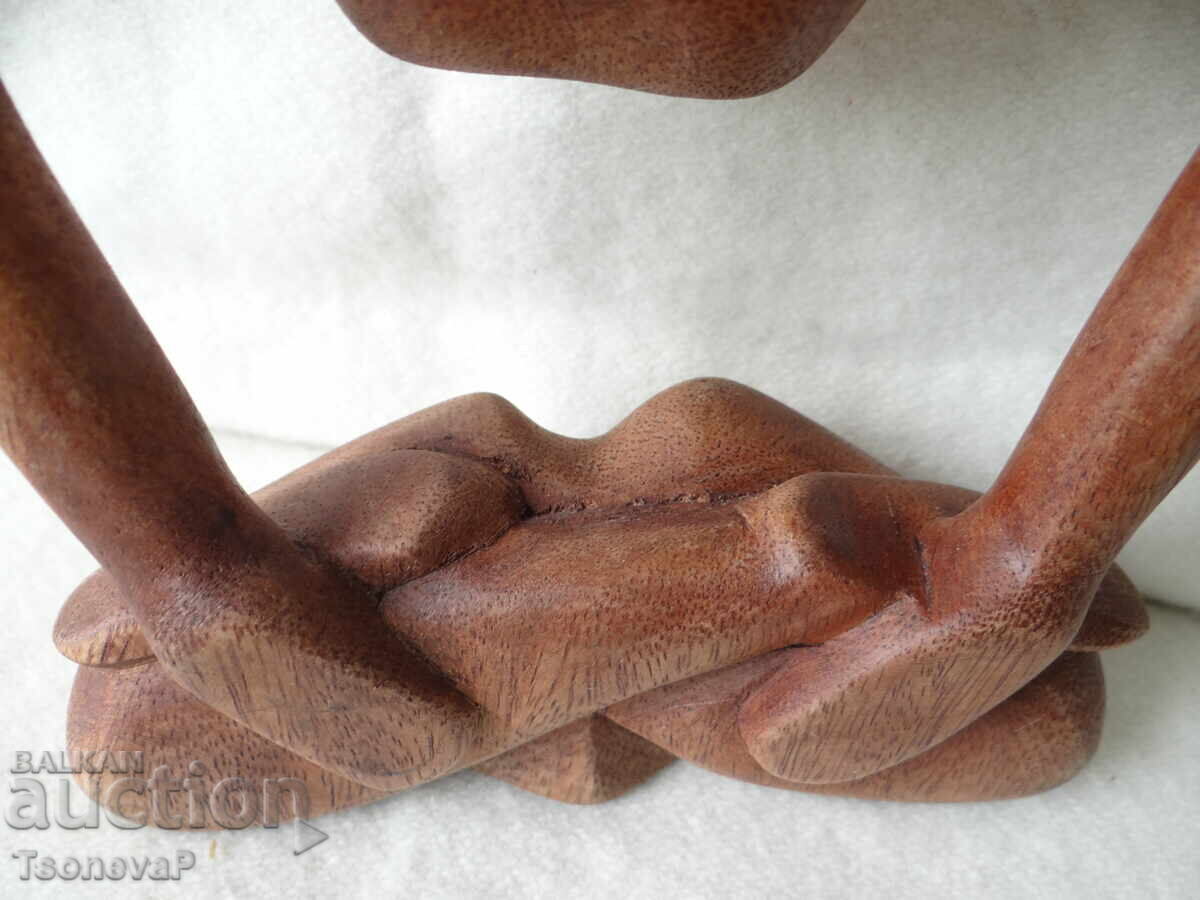 Delivery of Wayne Rendall Carved Wood Figurine "The Thinker" Delivery of Wayne Rendall Carved Wood Figurine "The Thinker"