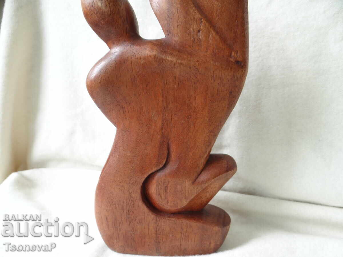Wood carving statuette "Embrace" - 5 Wood carving statuette "Embrace" - 5