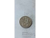 Ελλάδα 20 δραχμές 1960 Ασήμι