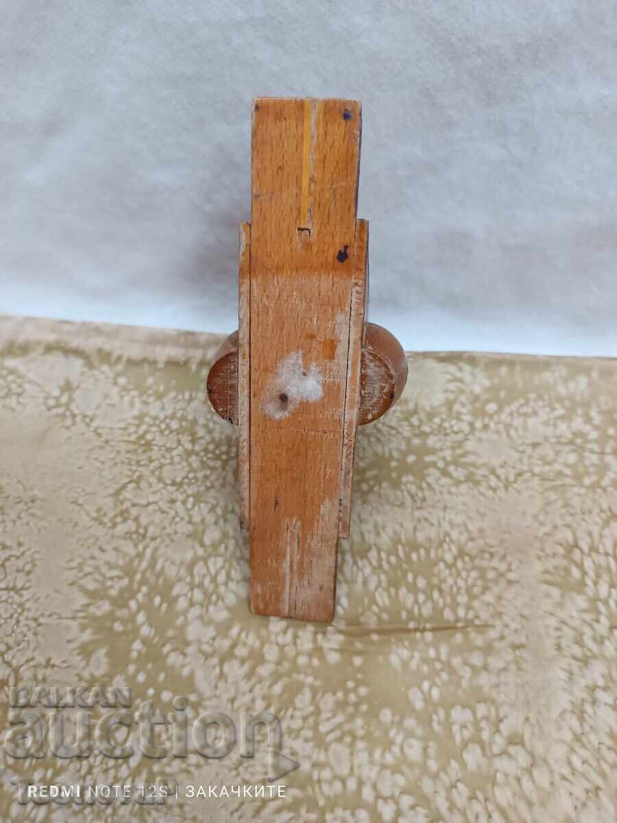 Double wooden napkin holder with 2 toothpick holders - 6 Double wooden napkin holder with 2 toothpick holders - 6