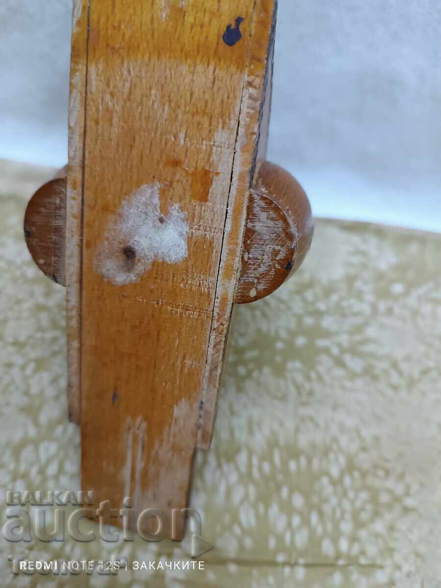 Double wooden napkin holder with 2 toothpick holders - 7 Double wooden napkin holder with 2 toothpick holders - 7