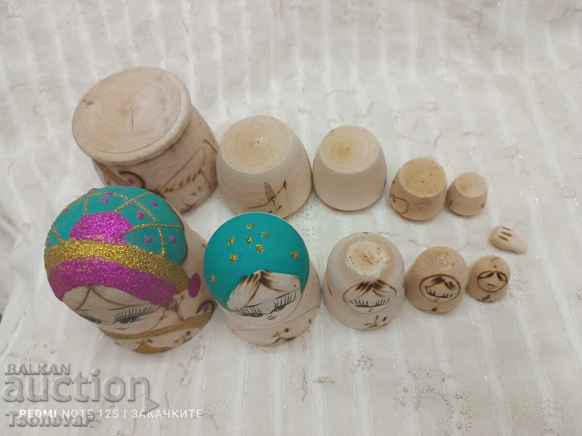New set of matryoshka dolls for coloring - 7 New set of matryoshka dolls for coloring - 7
