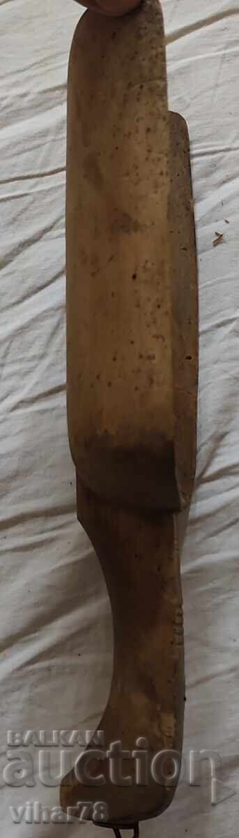 OLD WOODEN SHOVEL GRAIN MEASURE - 6