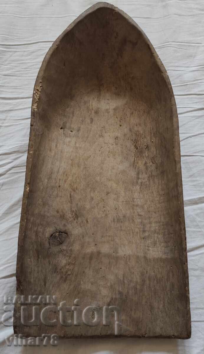 LOPATĂ VECHE DE LEMN PENTRU MĂSURAT CEREALE - 6
