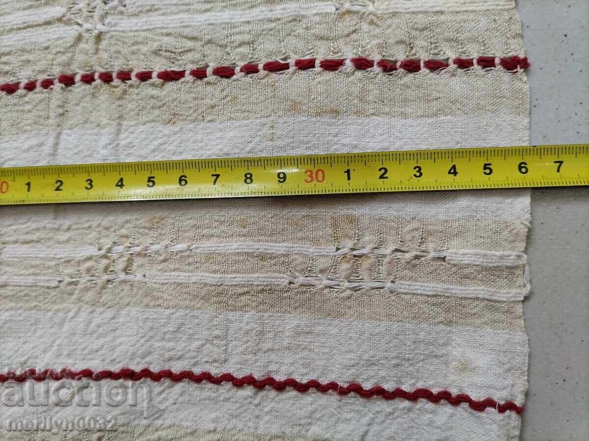 Παράδοση Παλιό ύφασμα κρόσσια με δαντέλα, πλέξιμο, κρόσσια με κέντημα