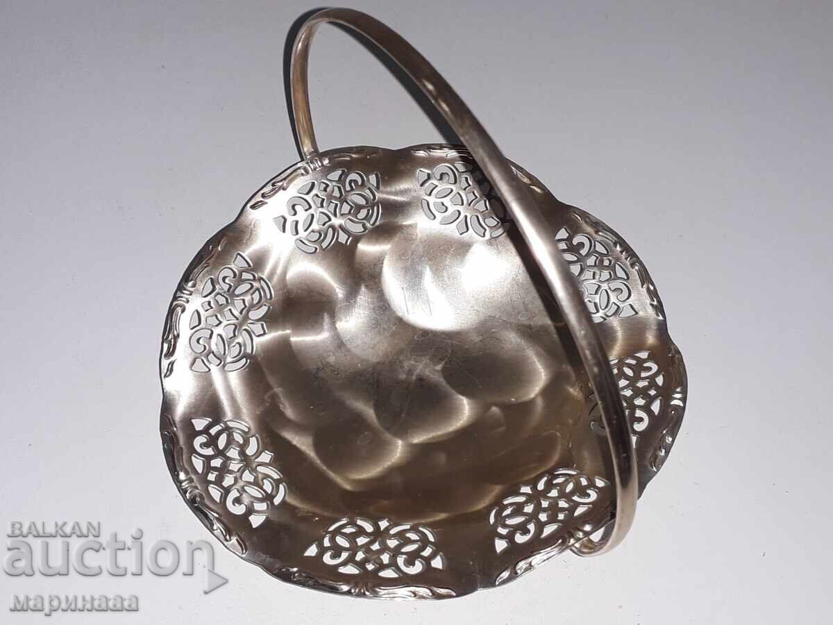 COȘULEȚ. ALAMĂ ARGINTATĂ cu preț 5.00 BGN | € 2.56