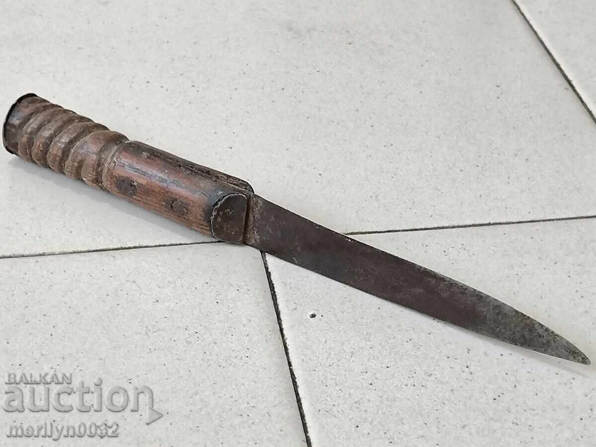 Δημοπρασία Μαχαίρι βοσκού με ξύλινα χερούλια και λεπίδα