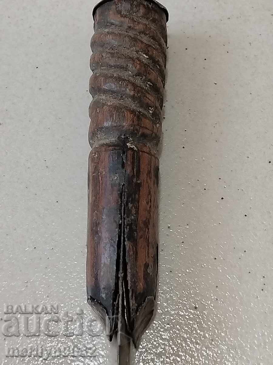 Μαχαίρι βοσκού με ξύλινα χερούλια και λεπίδα - 6