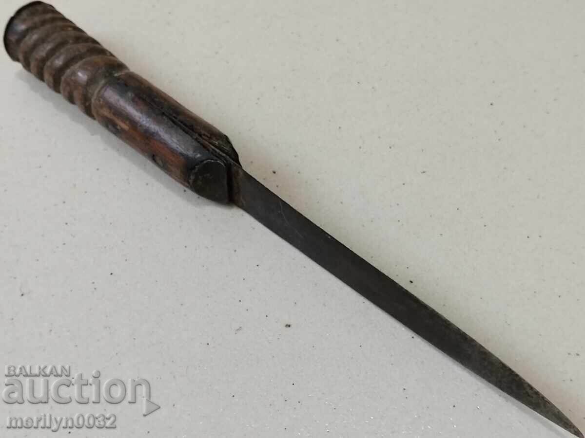 Μαχαίρι βοσκού με ξύλινα χερούλια και λεπίδα - 7
