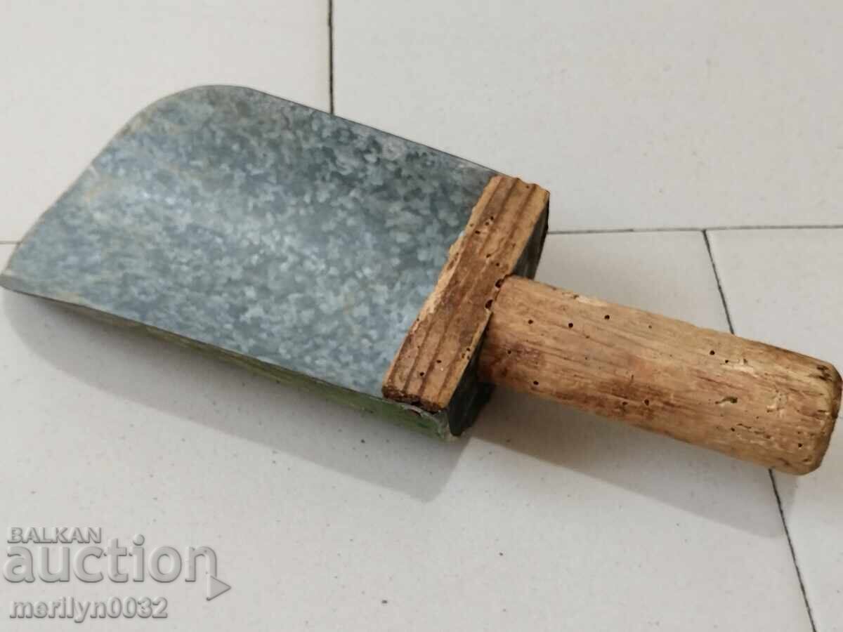 Стара лопатка за зърнени храни, дървения - 6