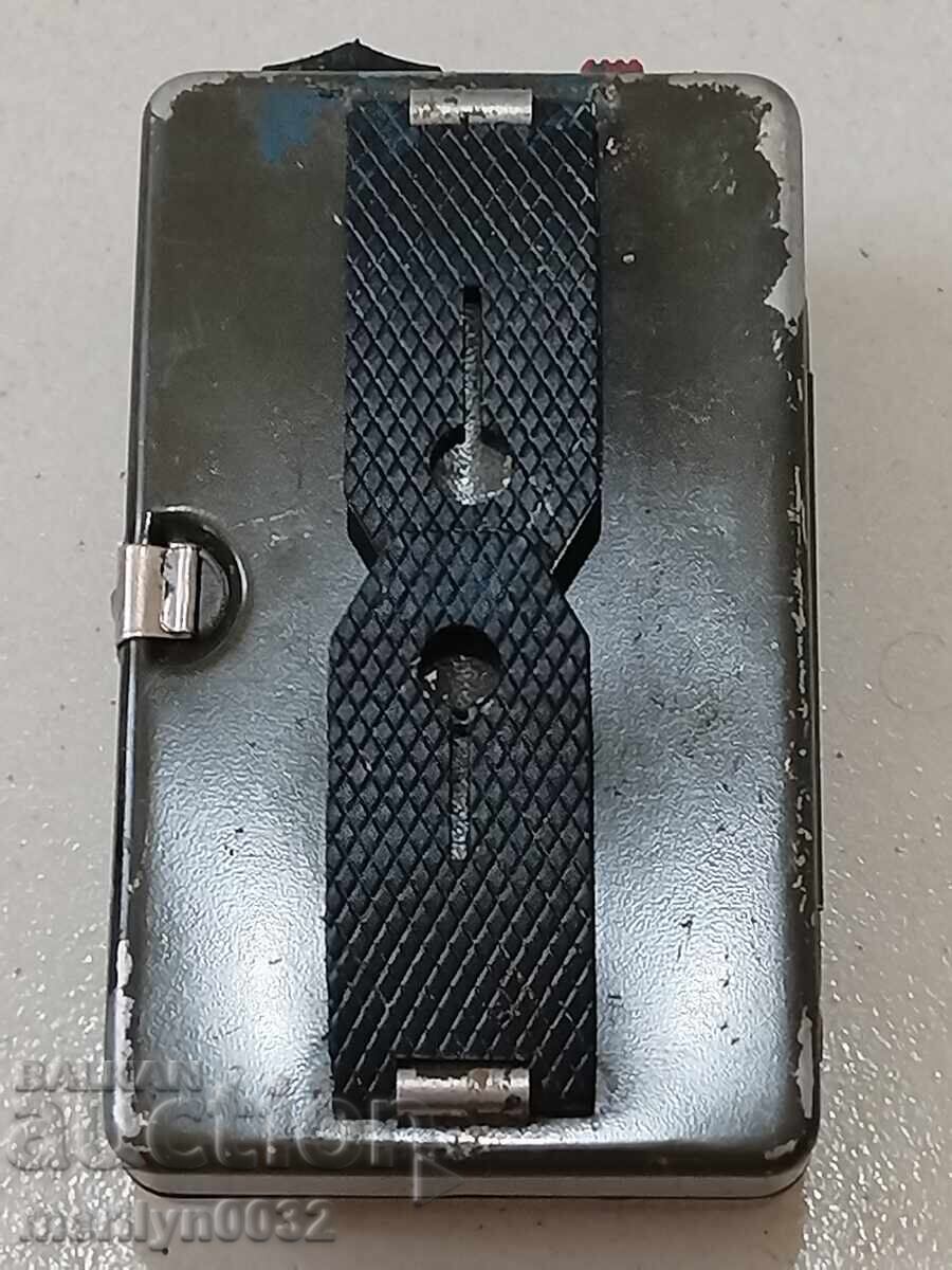 Auction  Swiss military electric flashlight spotlight