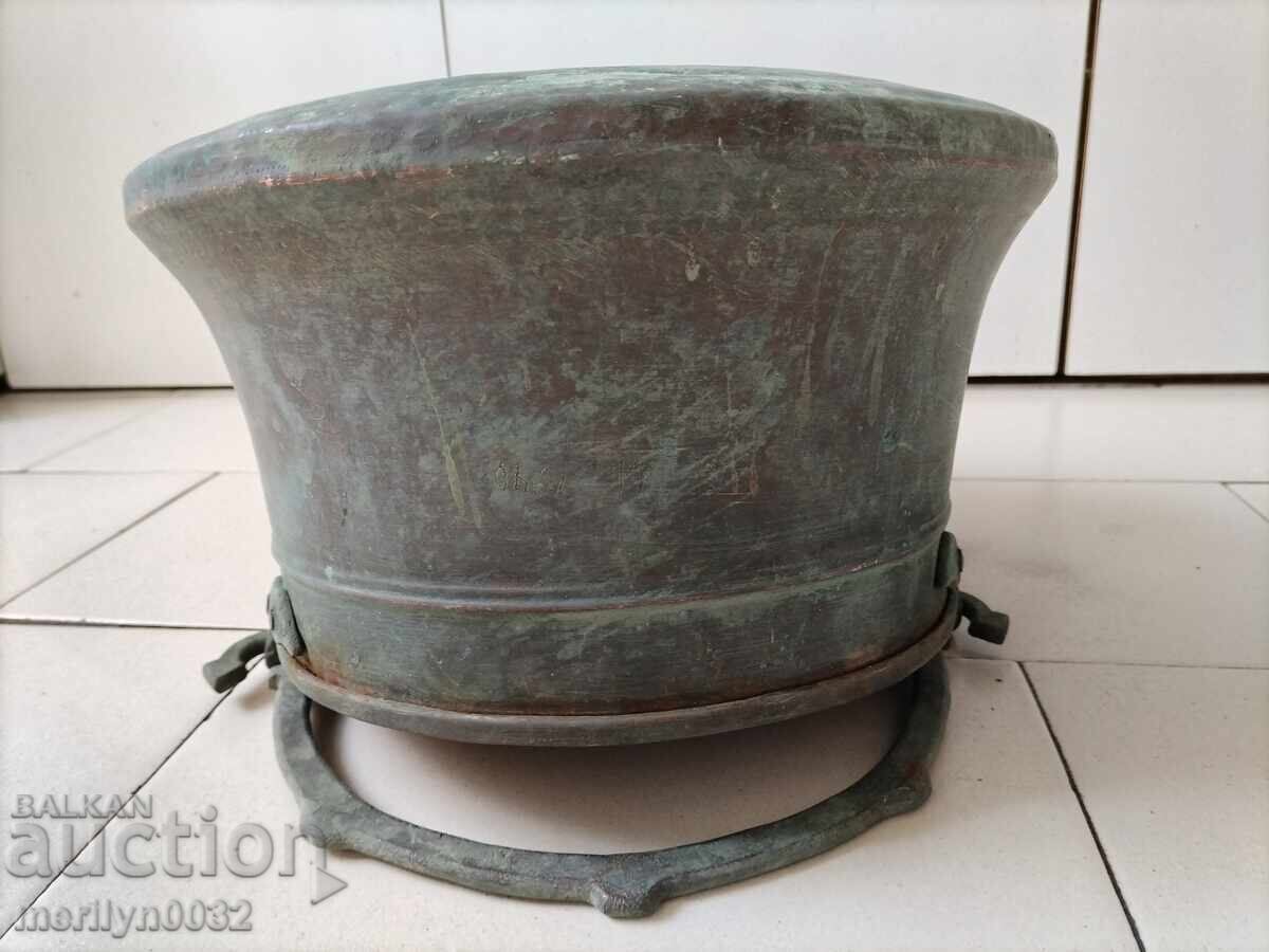 Παλιό χάλκινο καζάνι, καζάνι, χάλκινο, χάλκινο - 6