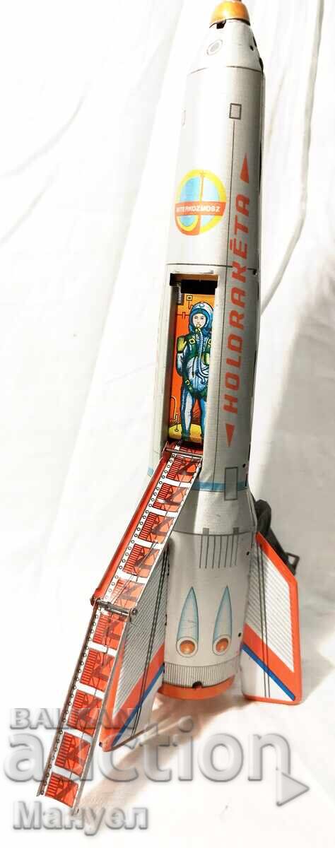 Δημοπρασία Παλιό μεταλλικό μηχανικό παιχνίδι.