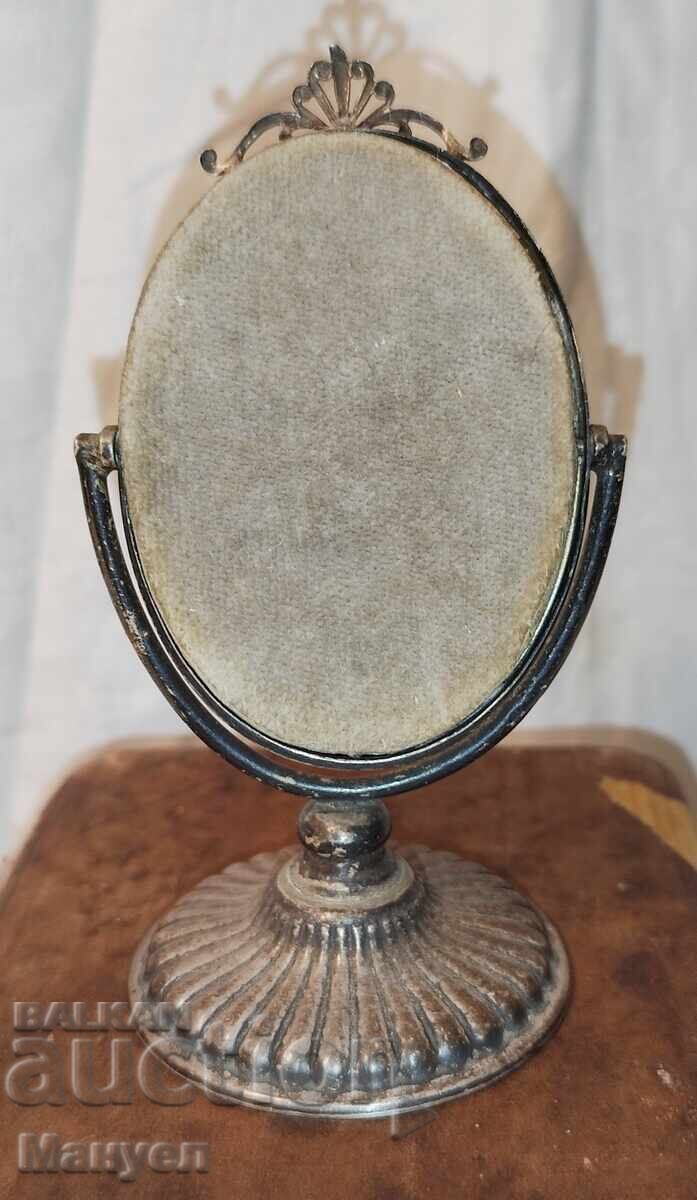 Αντίκα ασημένιο γυναικείο καθρέφτη Art Deco - 5 Αντίκα ασημένιο γυναικείο καθρέφτη Art Deco - 5
