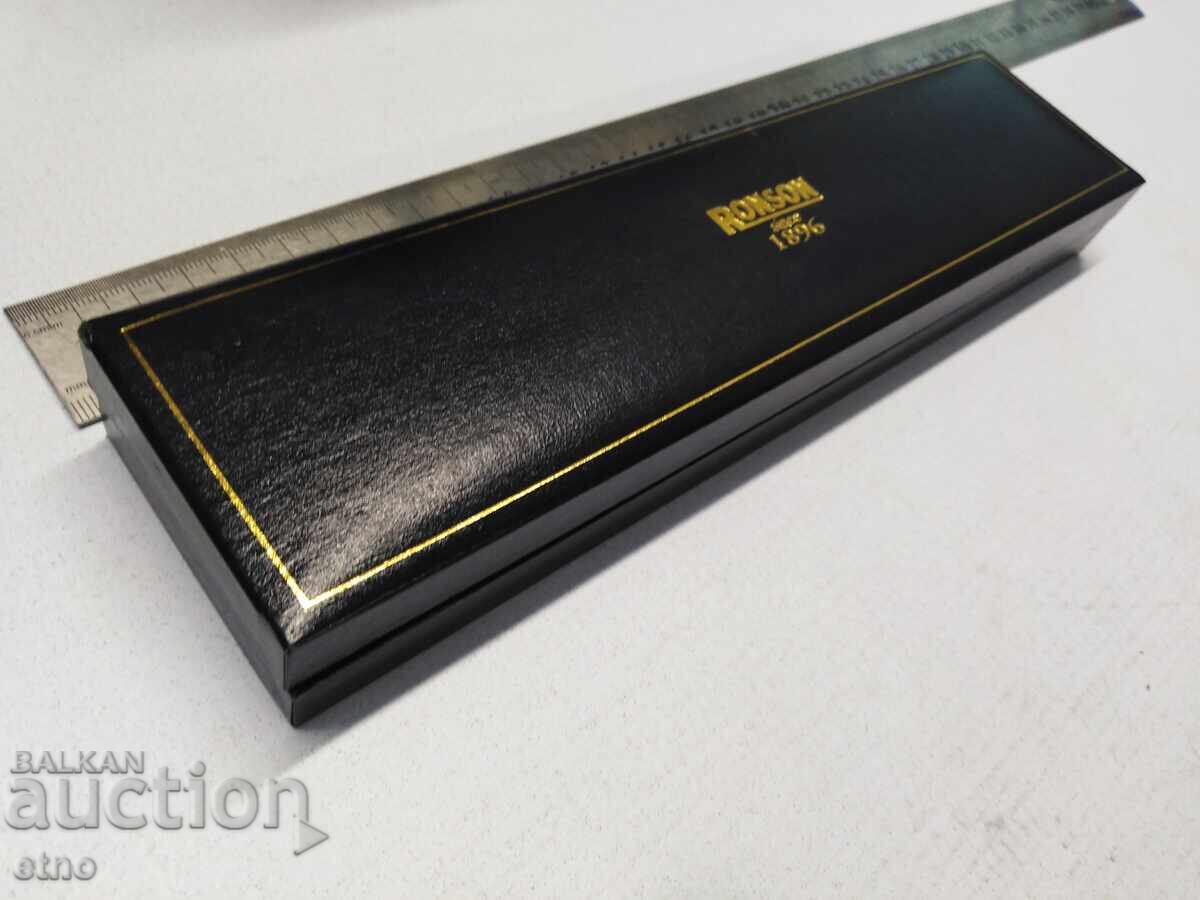СТАРА КУТИЯ "RONSON","РОНСОН" - 5 СТАРА КУТИЯ "RONSON","РОНСОН" - 5