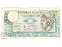 Italia - 500 Lire - 1974 - P# 94a.1 - Mercurio - Hârtie