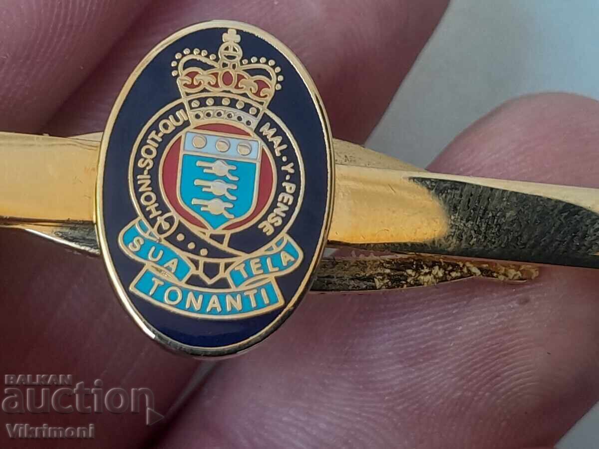 Enamel sign, gold plating, Solingen, Solingen, Walbush