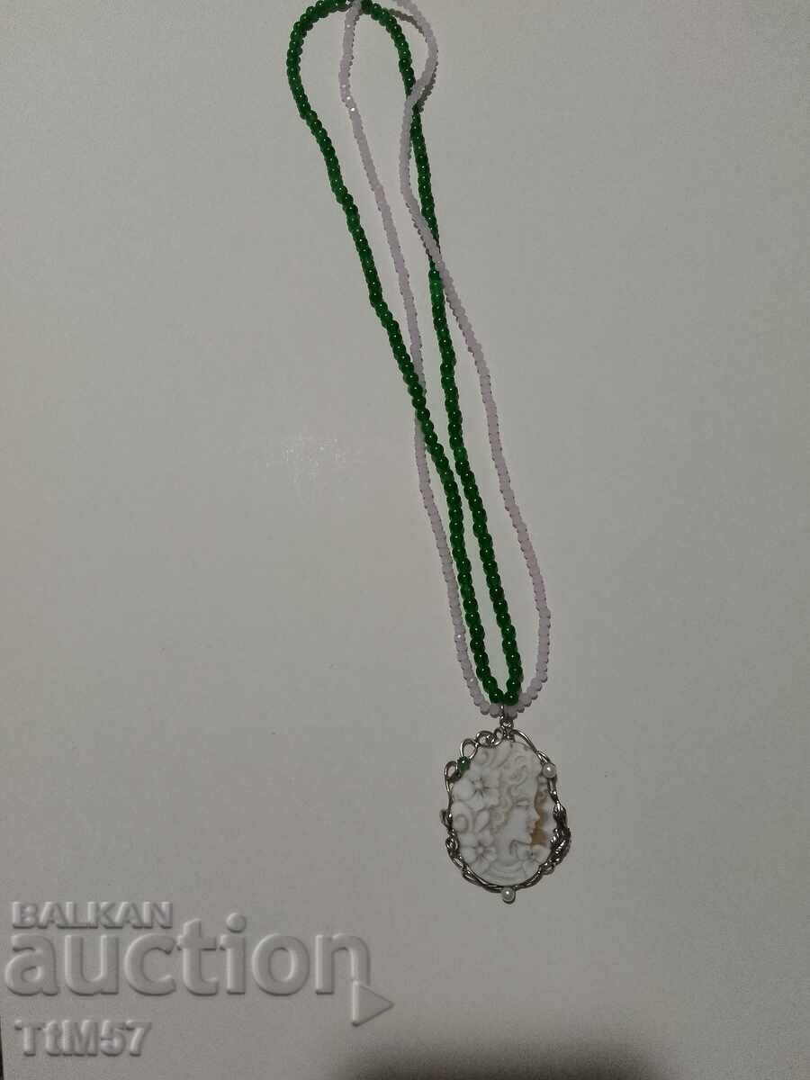 Unicat colier nou cu camee - 5