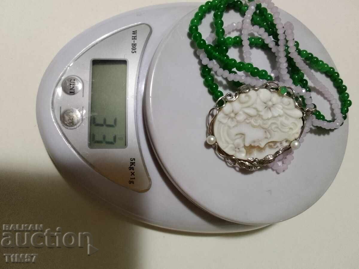 Unicat colier nou cu camee - 6