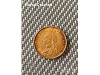 Gold Coin Victoria 1887 Half Sovereign