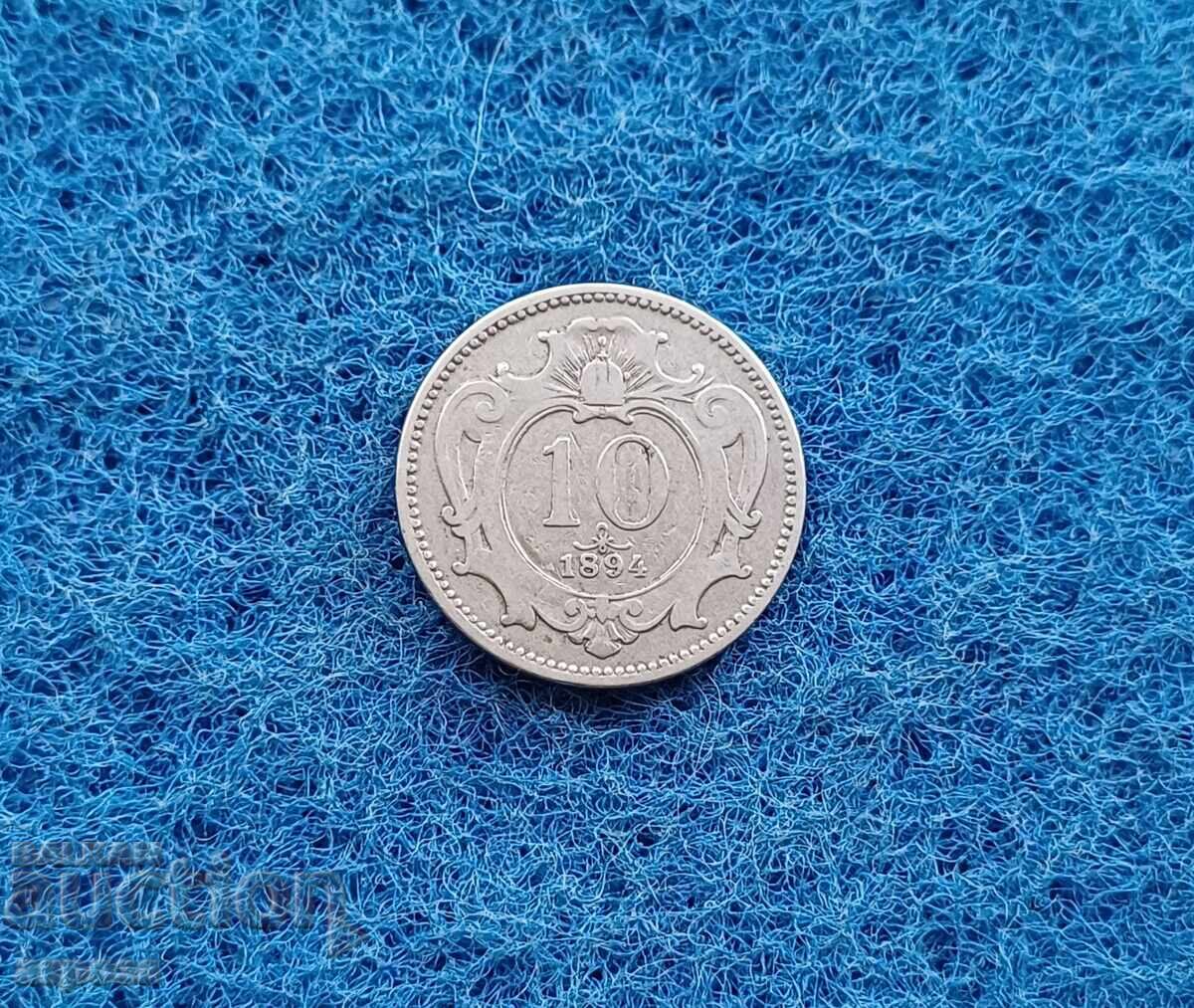 10 Heller Austro-Ungaria 1894 10 Heller Austro-Ungaria 1894