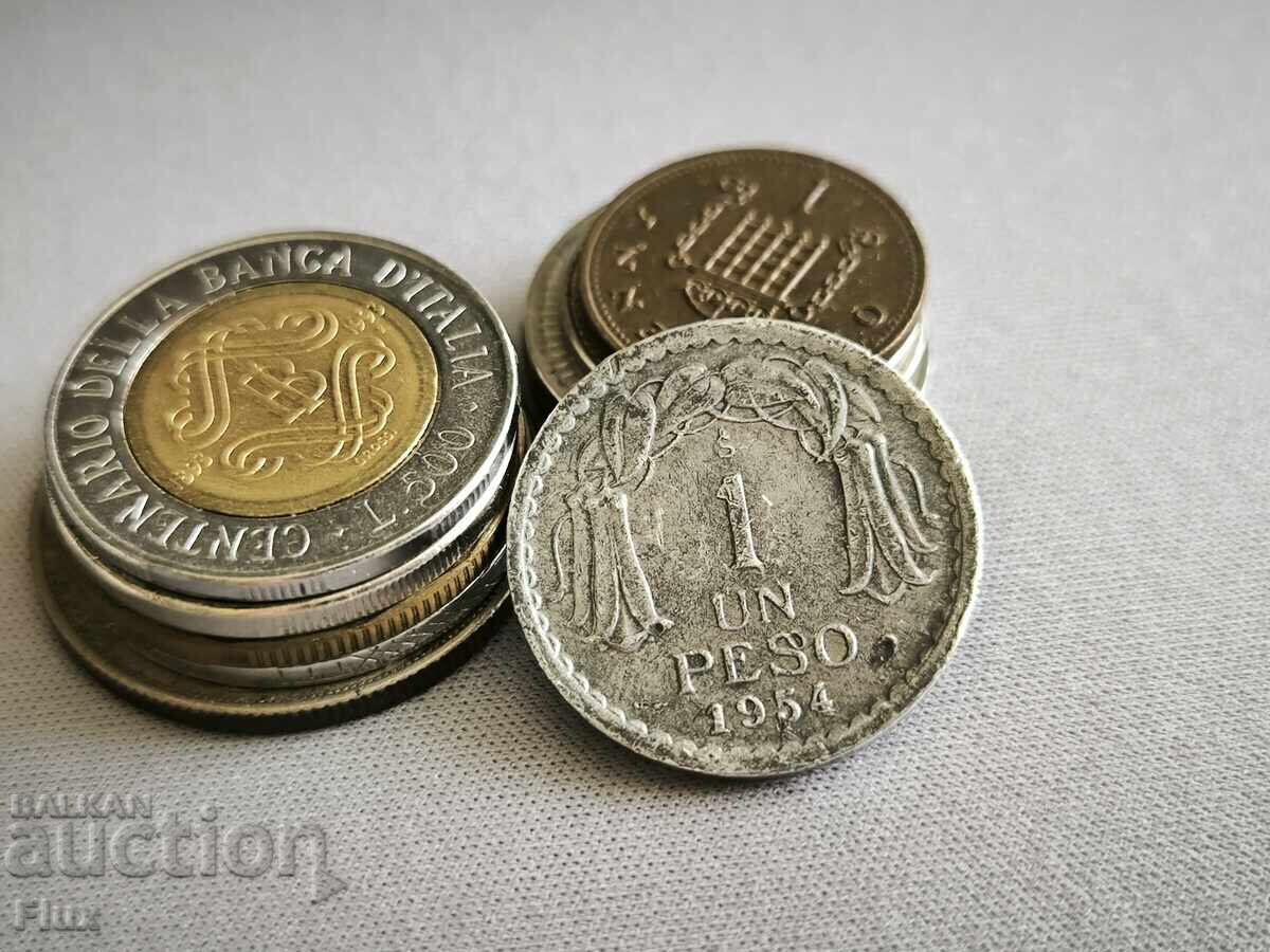 Monedă - Chile - 1 peso | 1954