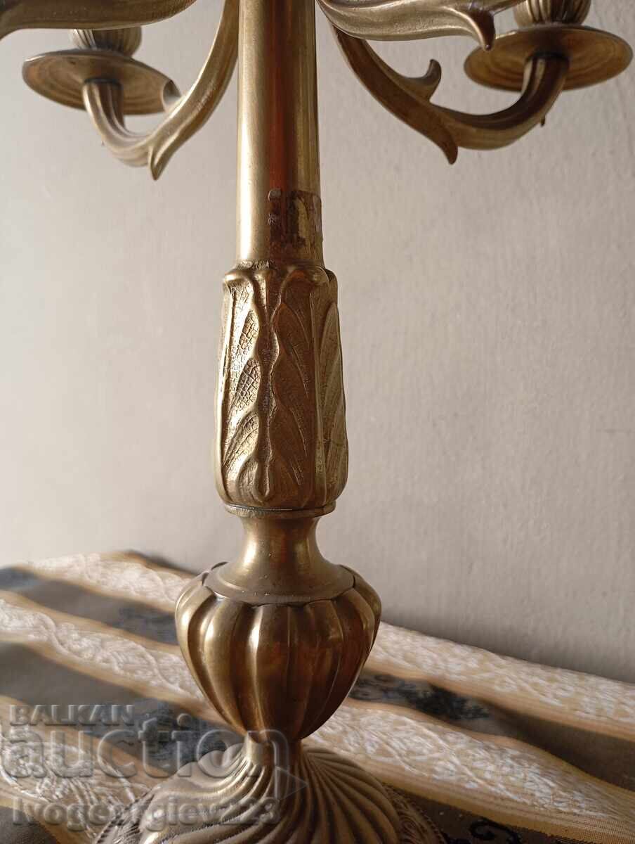 Delivery of Baroque candlestick