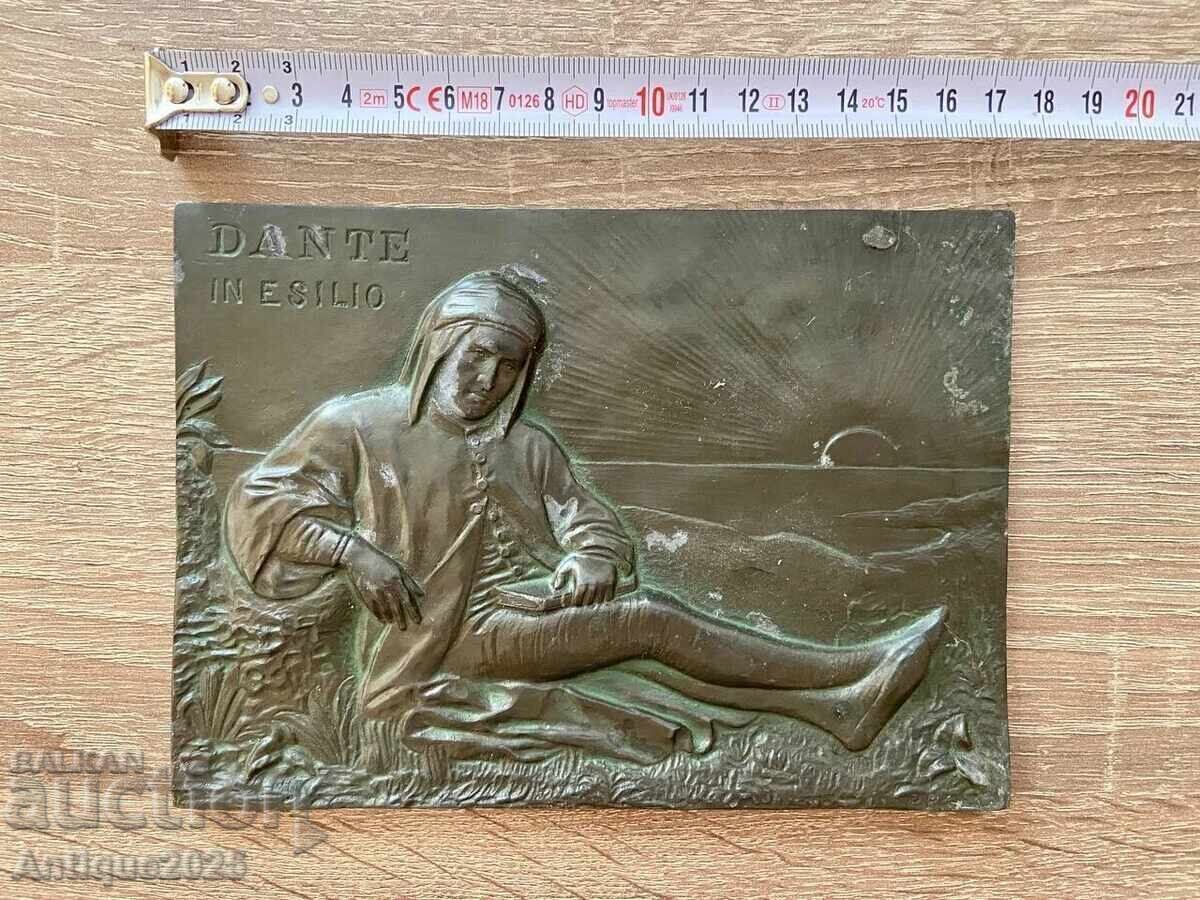 Комплект от 5 антични бронзови плаки - 5