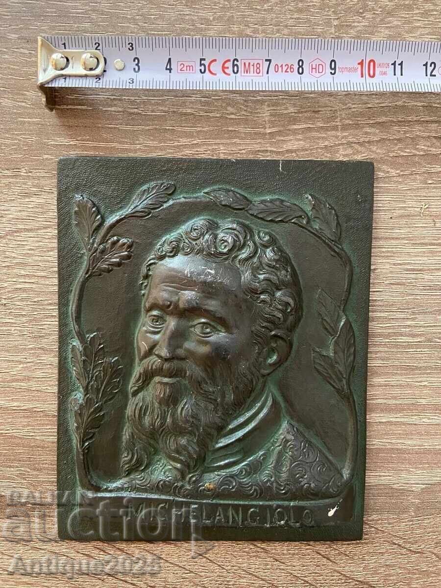 Комплект от 5 антични бронзови плаки - 6