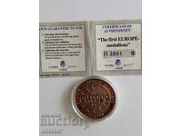 Medal Europe 1999 year