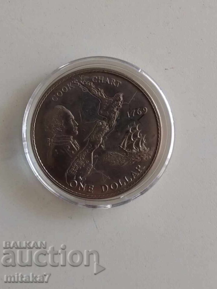 1 Dollar 1969, New Zealand