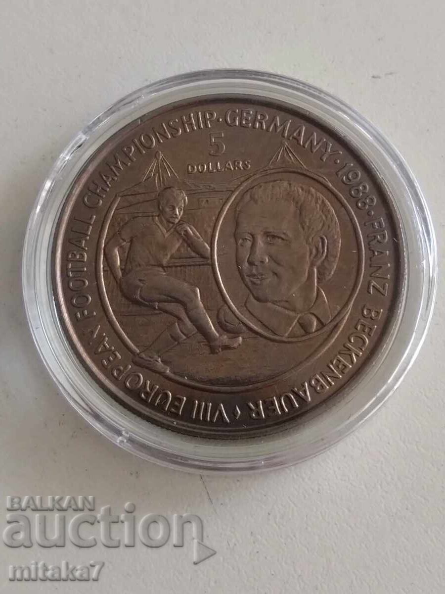 5 δολάρια 1988, Νήσοι Νιούε με τιμή € 15.00 | 29.34 BGN