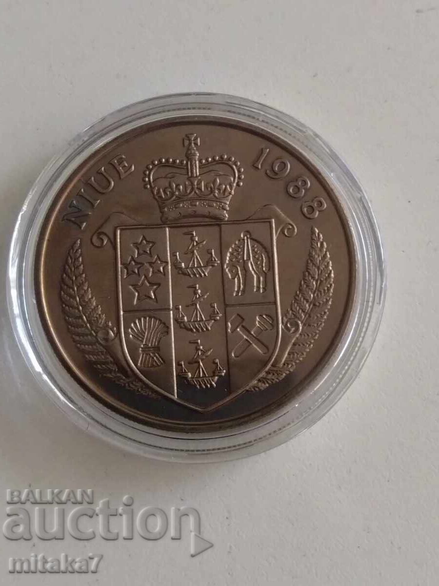 Delivery of 5 Dollar 1988, Niue Islands