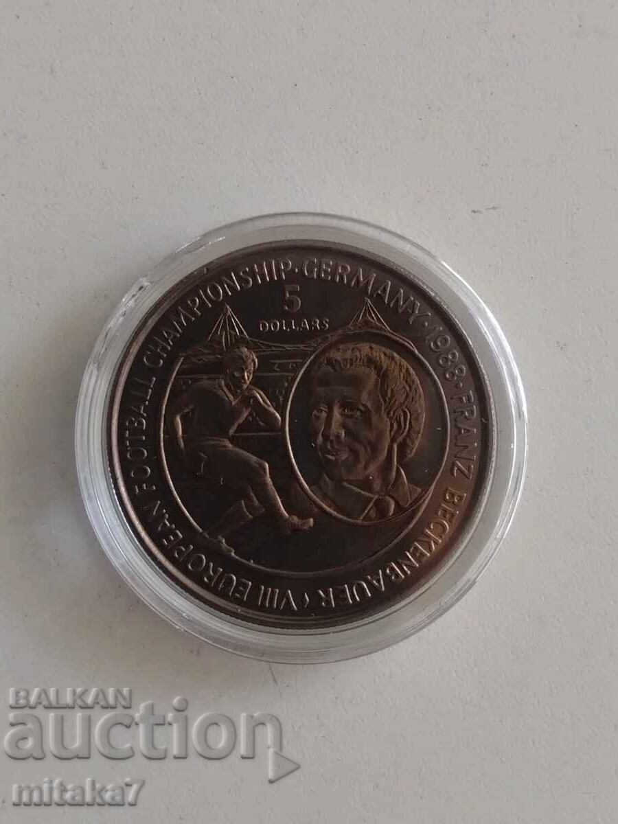 5 δολάρια 1988, Νήσοι Νιούε