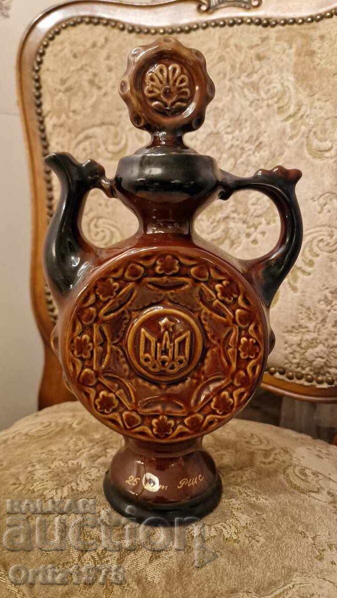 ΕΣΣΔ - κεραμική στάμνα κρασιού, 1980 ΕΣΣΔ - κεραμική στάμνα κρασιού, 1980