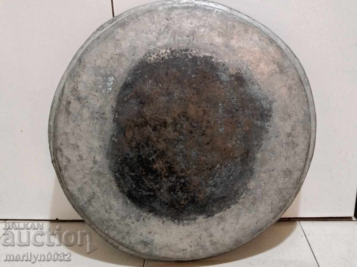 Δημοπρασία Παλιός χάλκινος δίσκος, πιατάκι, χαλκός, δίσκος, κατσαρόλα