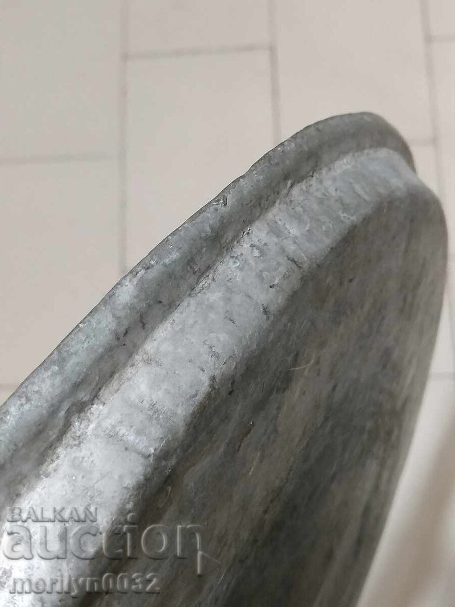 Παράδοση Παλιός χάλκινος δίσκος, πιατάκι, χαλκός, δίσκος, κατσαρόλα