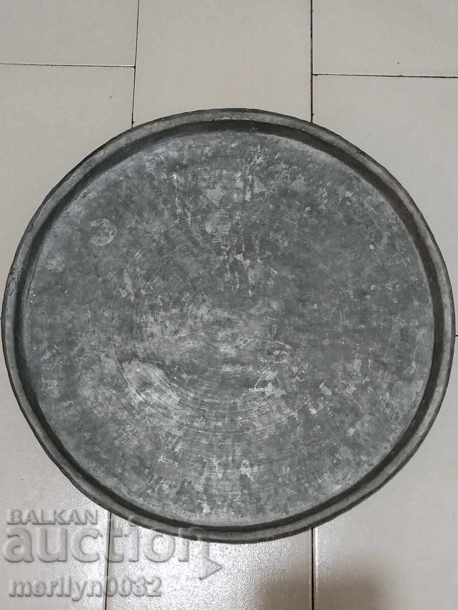 Παλιός χάλκινος δίσκος, πιατάκι, χαλκός, δίσκος, κατσαρόλα - 7