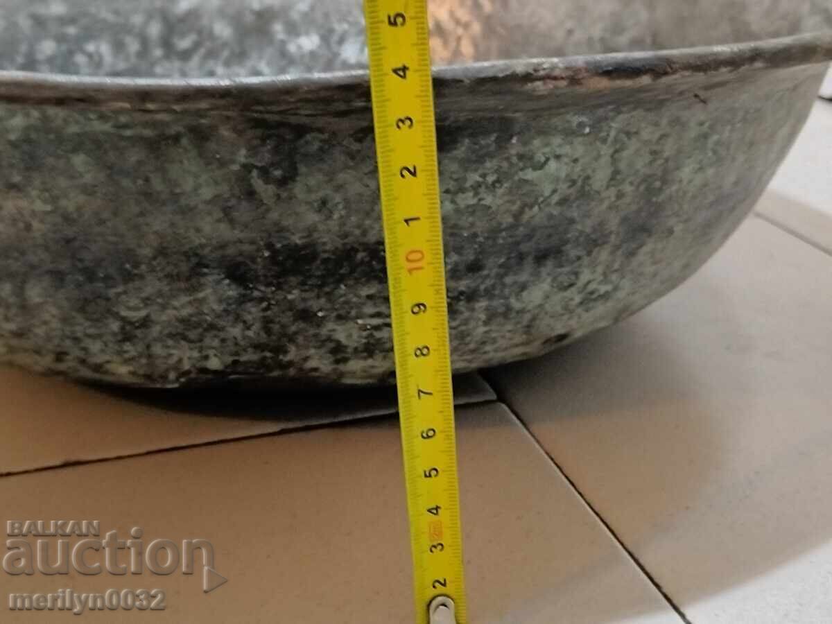 Χάλκινη λεκάνη χάλκινη χάλκινη λεκάνη λέβητα λεκάνης - 6