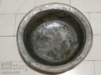 Χάλκινη λεκάνη χάλκινη χάλκινη λεκάνη λέβητα λεκάνης