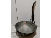 Tavă veche de cupru, cupru, tavă, vas de cupru