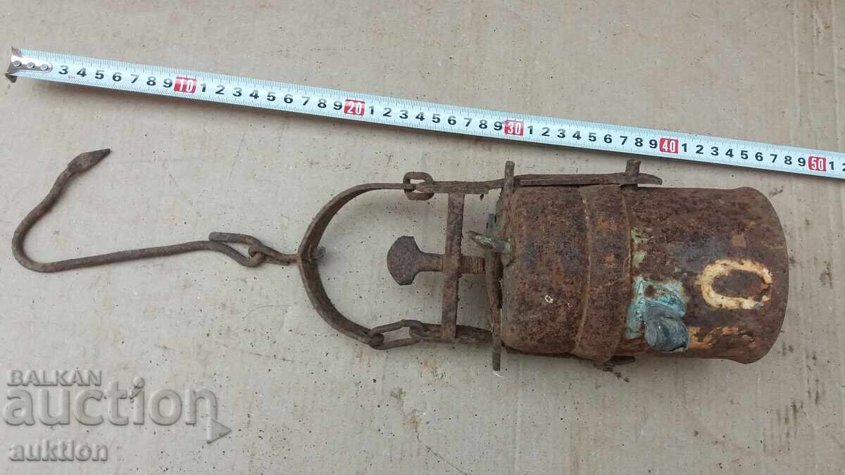 Παράδοση αντίκα φανάρι ανθρακωρύχου Carbide