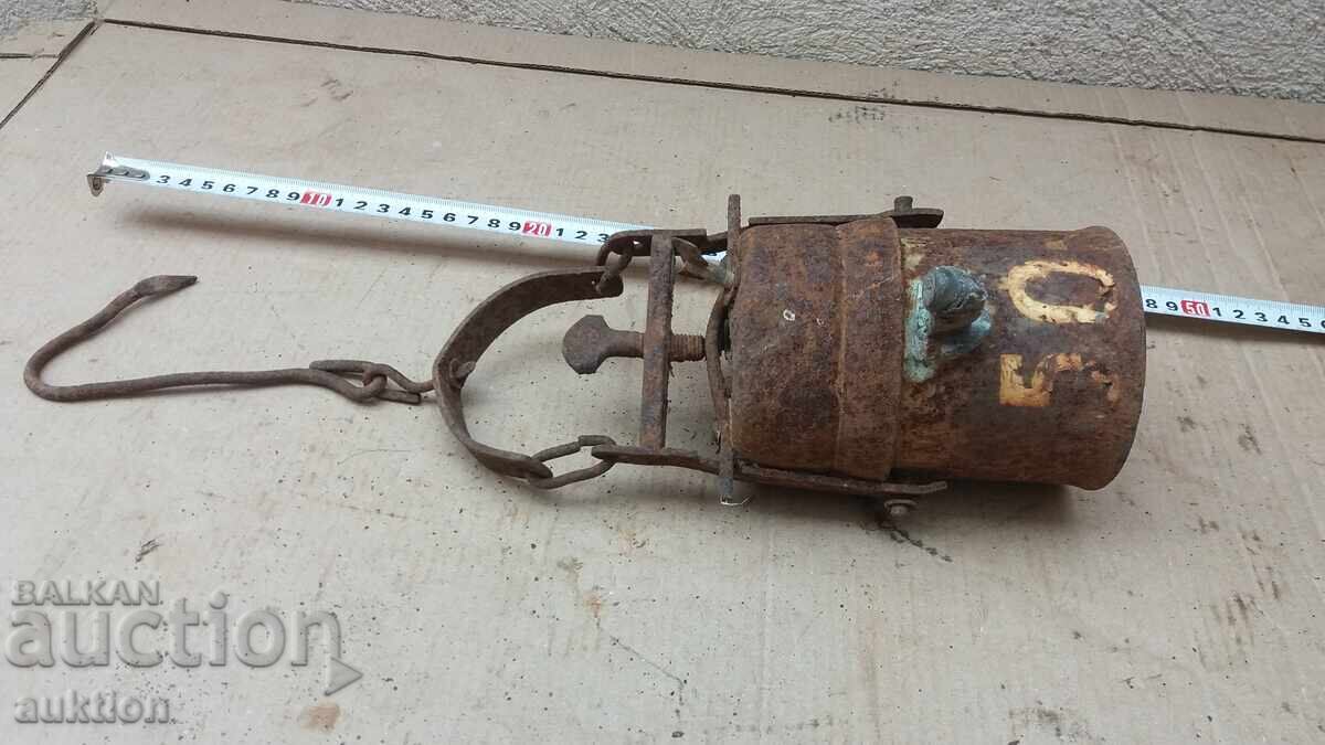 αντίκα φανάρι ανθρακωρύχου Carbide - 5