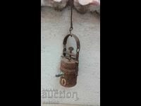 antique Carbide miner's lamp lantern