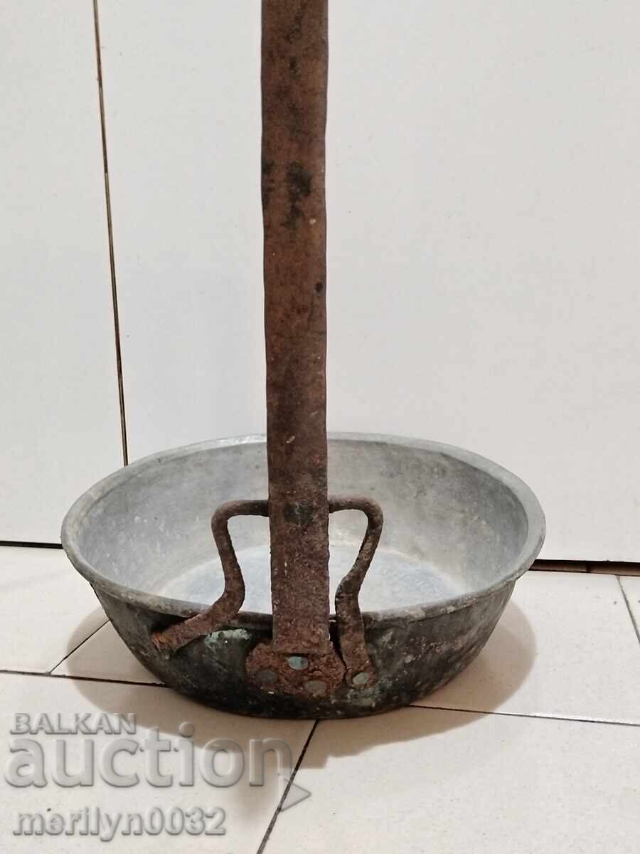 Стар меден тиган, бакър, тава, меден съд - 7