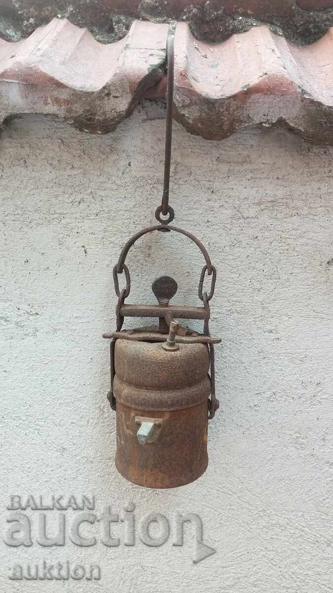 antique Carbide miner's lamp lantern with price 19.99 BGN | € 10.22