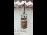 antique Carbide miner's lamp lantern