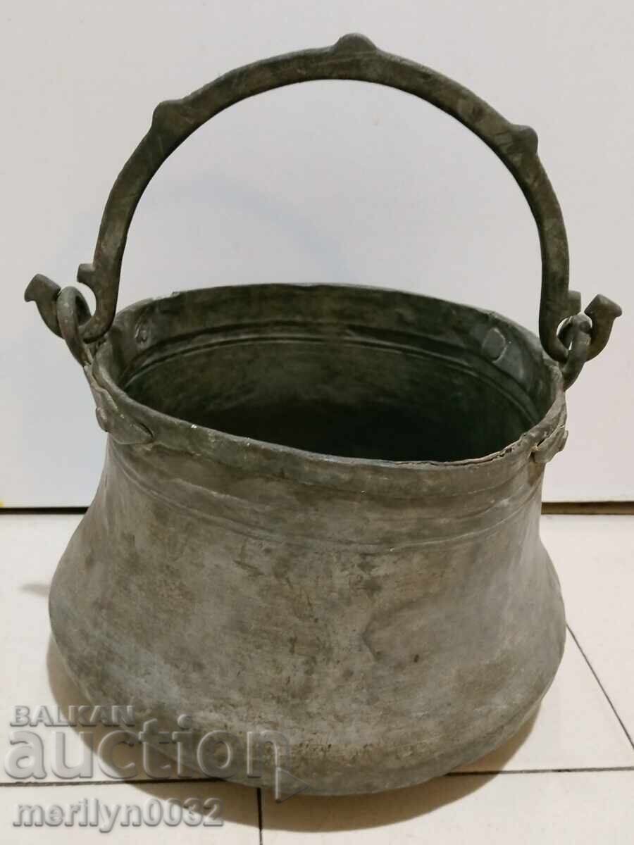 Tinned cauldron, copper, coin, cauldron, coin, copper vessel - 7 Tinned cauldron, copper, coin, cauldron, coin, copper vessel - 7