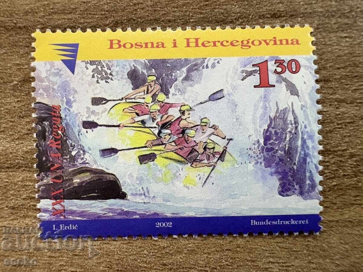 Bosnia and Herzegovina - 30th International Regatta Una (2002) MNH
