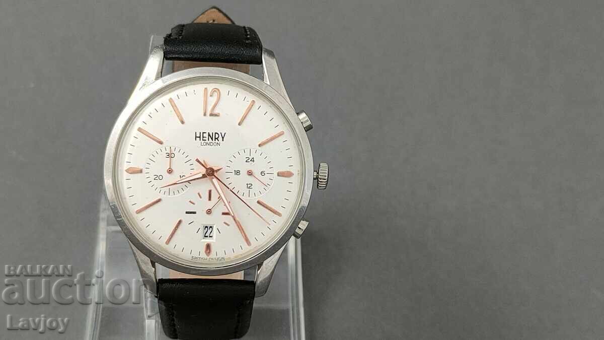 Henry London χρονογράφος με τιμή € 100.00 | 195.58 BGN Henry London χρονογράφος με τιμή € 100.00 | 195.58 BGN